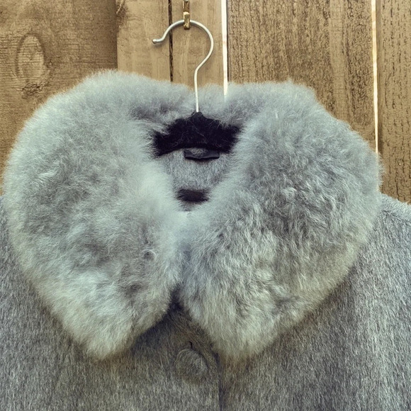 NWOT Baby Alpaca Cape by Schweitzer Linen Made in Peru - Picture 7 of 16